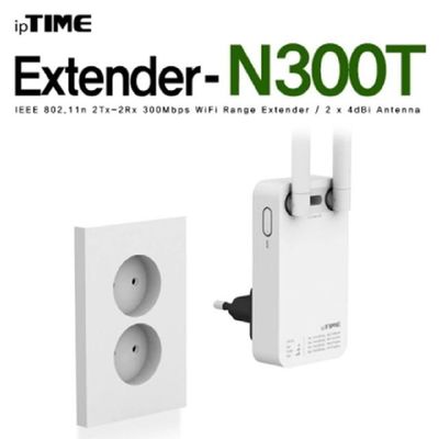 소모품 ipTIME 아이피타임 11n AP/무선확장 EXTENDER-N300T