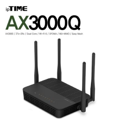 소모품 ipTIME 아이피타임 AX3000Q 11ax 유무선 공유기