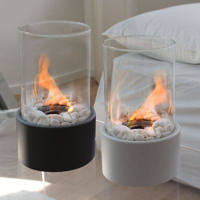 불멍 캠핑 에탄올 램프 화목 난로 AZW496 블랙