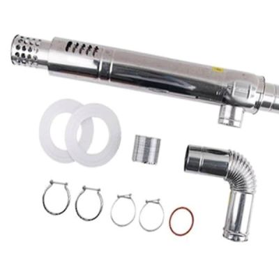 유니트 가스 보일러 배기 통로 650 연결용 콘덴싱 배기파이프 설치 부품