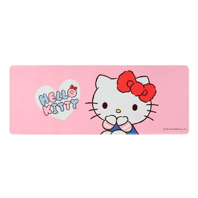 대형마우스패드 디지털벤투스 마우스패드 산리오 헬로키티 키보드 마우스 장패드 데스크 코랄핑크