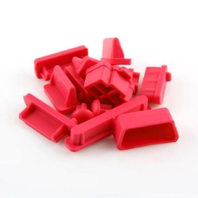 [신상품] 보호캡 Red 13ea-PC 데스크탑 노트북 본체 USB포트