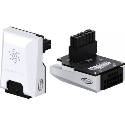 넷메이트 450W 12VHPWR 변환 어댑터 화이트 RVS 90도 EZDIY-FAB