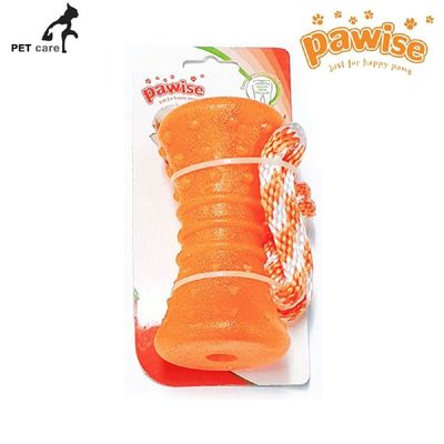 장난감 포와이즈 플레이 앤 츄 본 덴탈 로프토이 오렌지 14561