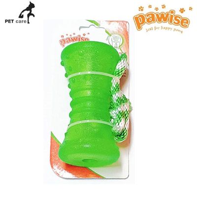 장난감 포와이즈 플레이 앤 츄 본 덴탈 로프토이 그린 14561