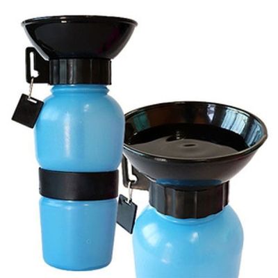 애견물통 강아지 산책용 물병 휴대용 텀블러 블루 용품 아기 반려견 보틀