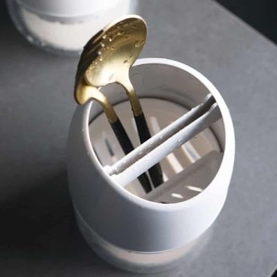 규조토 530HNO35 수저통(그레이) 물빠짐수저꽂이 물빠짐수저통