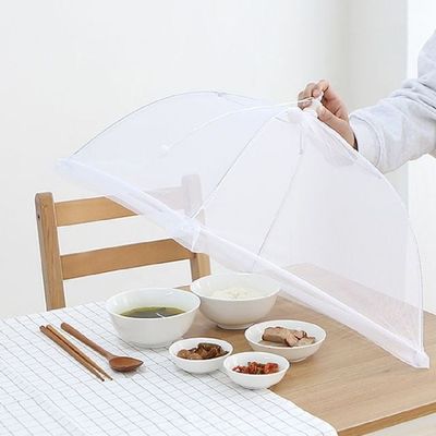 [신상품] 먼지차단 807OZQ02 위생보관 음식덮개 원터치 접이식 푸드커버