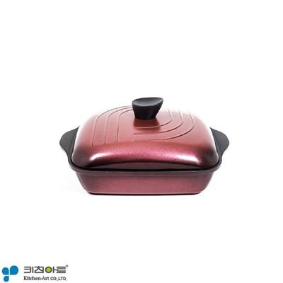 키친아트 679TYB91 무수분요리 베스트매직팬 사각 프라이팬 계