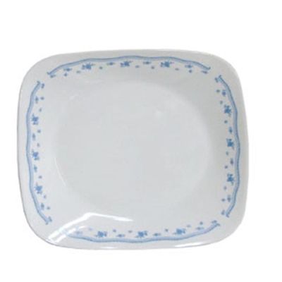 코렐 452HVP47 모닝블루 사각접시 중 23cm 1P 요리 플레이팅