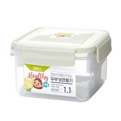 두부 750TLL30 보관용기 1.1L 전자렌지용기 두부용기 사각밀폐용기