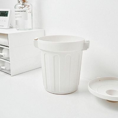 데스크쓰레기통 미니 휴지통 쓰레기통 사무용 화장솜