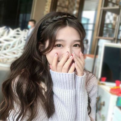 가발머리띠 꽈배기 땋은머리 스타일 벼머리 포인트 헤어 머리띠