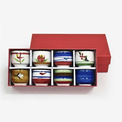 [신상품] 도자기 945HOJ11 정종잔 세트 8P 정종 집들이 사케 장식용