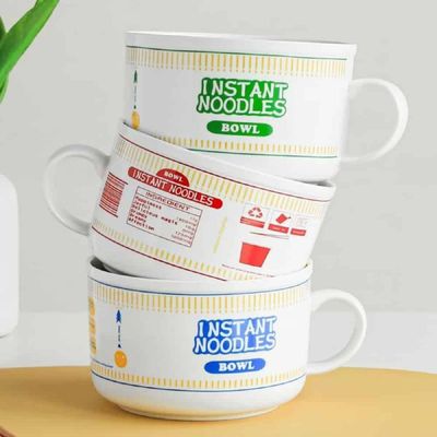 컵라면세트 875WZM72 컵라면뚜껑그릇 뚜껑 세라믹 라면기_포터리 라면기 (블루)