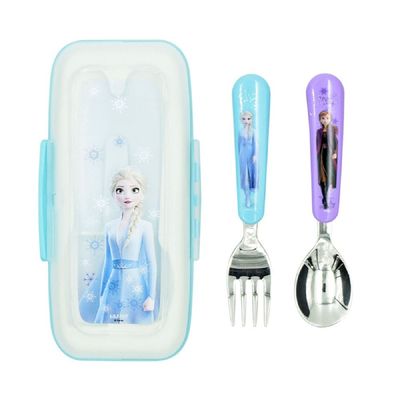 겨울왕국2 583AHK47 조용한 스푼포크 투톤케이스 세트