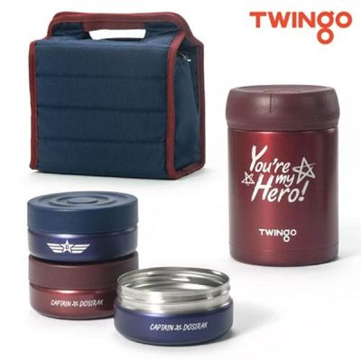 트윙고 228IFZ82 보온도시락 캡틴 도시락 1140ml