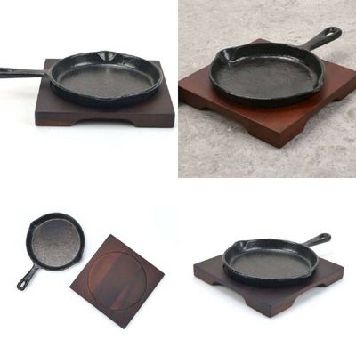 스테이크주물팬 299OTO16 받침대 세트 2호 감바스알하이요 통주