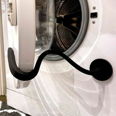[신상품] 드럼세탁기 O2G4R3O7 건조기 환기 도어클립 문닫힘방지 홀더_세탁기자바라-블랙