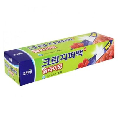 슬라이딩지퍼백 Q3V1F6G2 (대)27x28x15매 1개 비닐백 비닐봉지