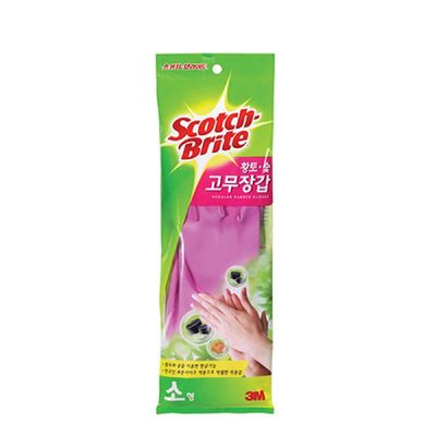 [신상품] 3M Y5D6C5C3 스카치브라이트 5427 황토숯 고무장갑 (소)