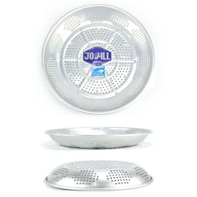 [신상품] 업소용 N5D6C8T0 양은 타공 찜기 채반 채망 소쿠리 41cm 5호