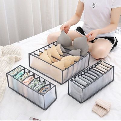 속옷 D5F9Y2Z2 양말 별도 정리 메쉬 케이스 URD-051_화이트_11칸