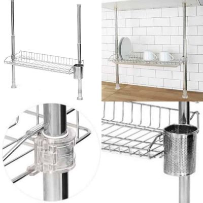 씽크대그릇거치대 S5Q8O1O2 설겆이받침대 기둥식 씽크대설거지건조대 1단