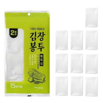 김치보관비닐 R0U4M2E1 이삿짐비닐 투명김장봉투 대 1_감동 김장봉투 2P 대 (5개)