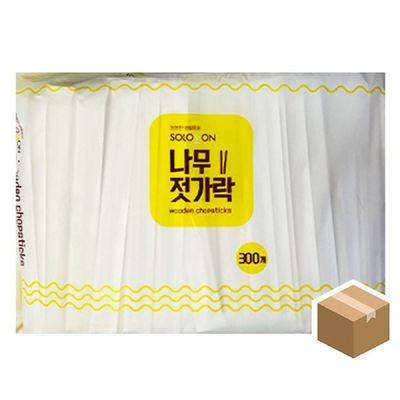 솔로몬 H6Y3S6W5 나무젓가락 종이 300PX7봉