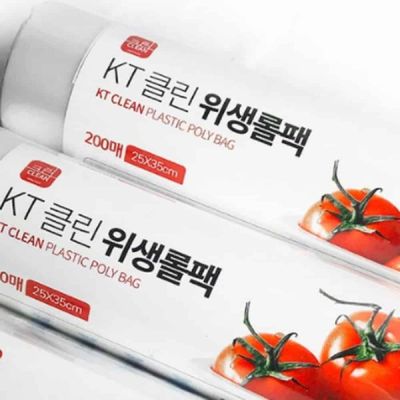 휴대용비닐봉투 N6N6Q4A7 소형비닐봉투 위생롤팩 30x40