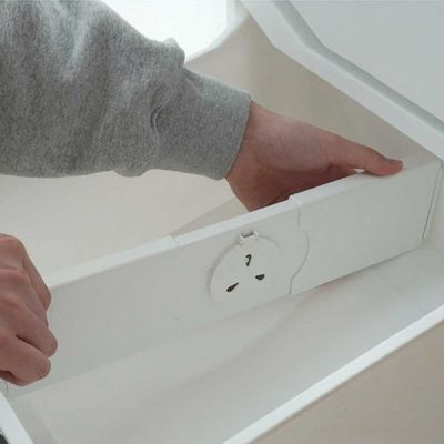 [신상품] 서랍 Y5M6R0B9 길이 조절 가능 물건 정리 수납 칸막이 파티션_화이트