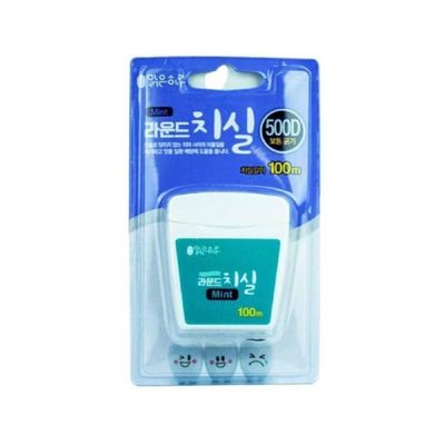 치실 여행용 민트색 손잡이형 리필 100m 휴대용 구강 청결 제품