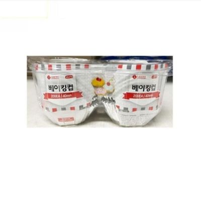 식자재 P8D6W0X7 베이킹컵 롯데 200p 원형 15ux40mm X50개
