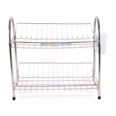 [신상품] P형 R7K3P7L0 식기 디디샵 건조대 일체형 2단 그릇수납 깔끔한