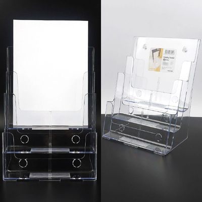 [신상품] A4 W9T6M3G3 꽂이 3단 아크릴꽂이 액자 A4꽂이 게시판 전단지꽂