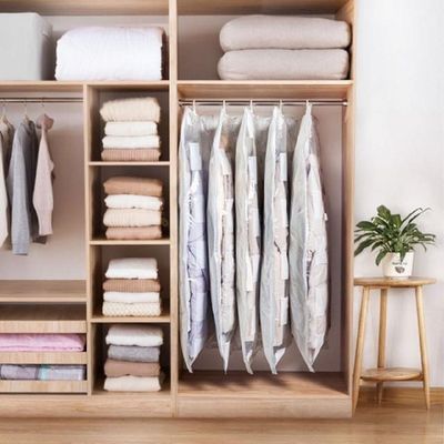 휴대용 T4R6N3S6 옷압축팩 의류 롱패딩 옷장용 옷걸이 압축팩 A