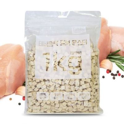 고양이 UP58EH00 반려묘 동결건조 간식 닭가슴살 트릿 1kg_1kg