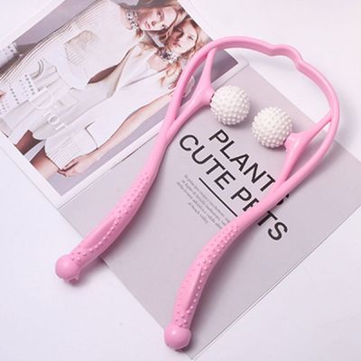 목마사지기 골프공 목 지압 마사지 롤러 DD-10951