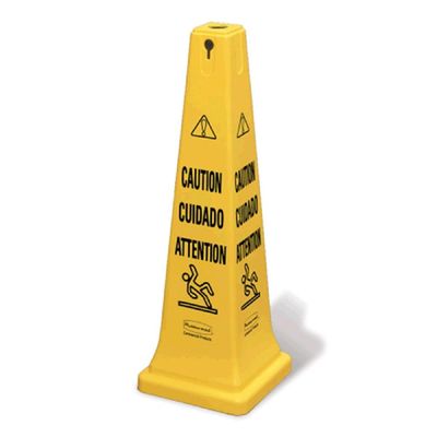 미끄러짐 KF81MT95 주의 콘형 안내판