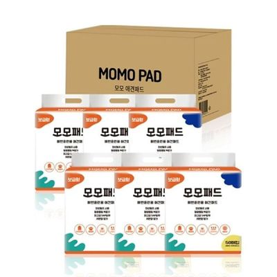 강아지 AR87OE44 모모 배변패드 소형 50매 레몬향 6P 화장실