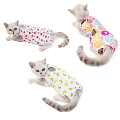 중성화복 YX27QA73 고양이 중성화옷 부드러운 중성화 올인원_바나나_M