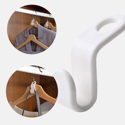 옷걸이확장후크 연결 6P DD 옷장 옷걸이 10930 고리 공간 활용