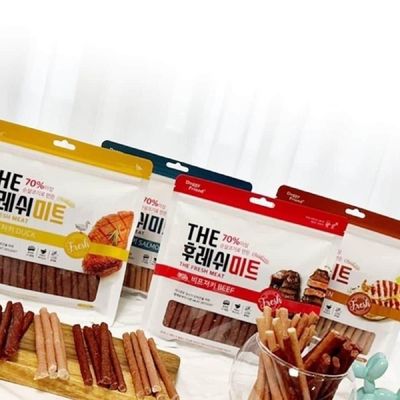 강아지간식 FE90IB95 져키 비프 220g 5개 순살 육포 부드러운