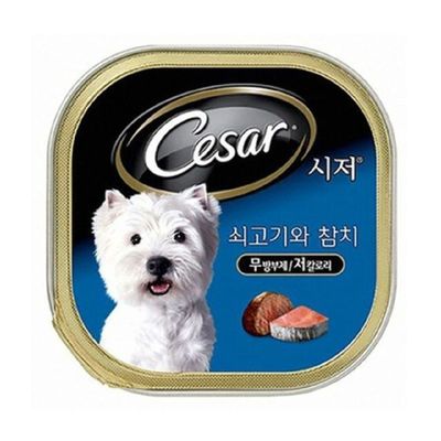 [신상품] 쇠고기참치캔 UT81MS16 쇠고기 시저캔 고양이습식사료 참치 고양이캔