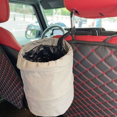 접이식 IR61AM95 차량용 1+1 쓰레기통 포켓 레더 방수 차량용휴