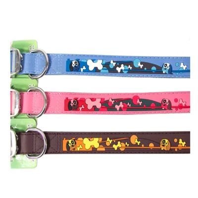 골든리트리버목줄 AI06DL68 애견목줄 2D 입체 목줄 핑크 레드 L