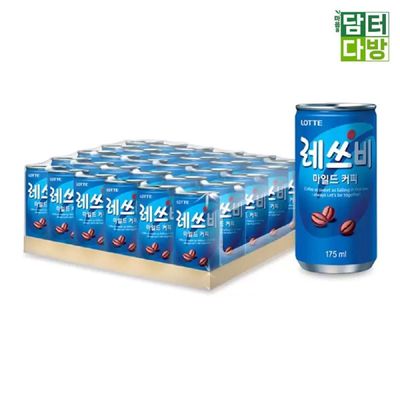 레쓰비마일드 레쓰비 마일드 캔커피 175ml x 30