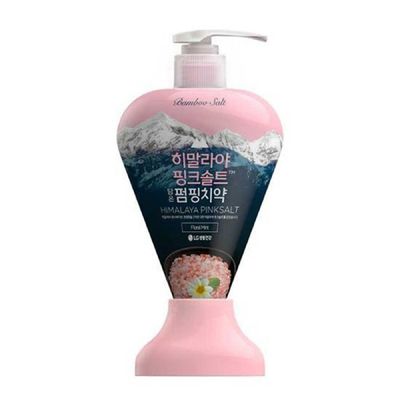 히말라야 상쾌한 치약 펌핑형 핑크 솔트 치아 관리 플라크 제거
