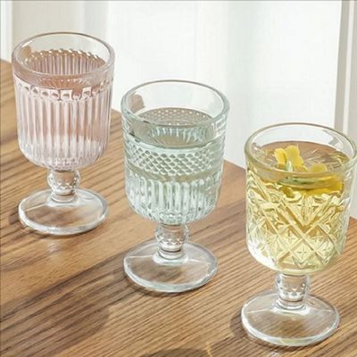 예쁜 H4A3U1C4 패턴 소주 잔 감성 선물 소주 잔_이루나 소주잔_(1-1 라인) 6p